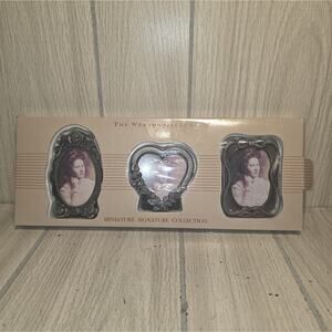 Vtg Miniature Ornate Hand Painted Photo Frames The Weston Gallery Victorian MCM